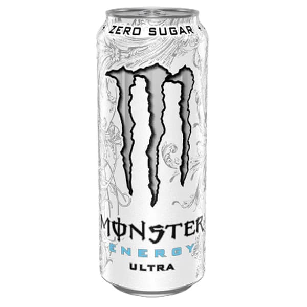 משקה אנרגיה מונסטר אולטרה (Monster Energy Ultra) ללא סוכר בפחית של 440 מ"ל